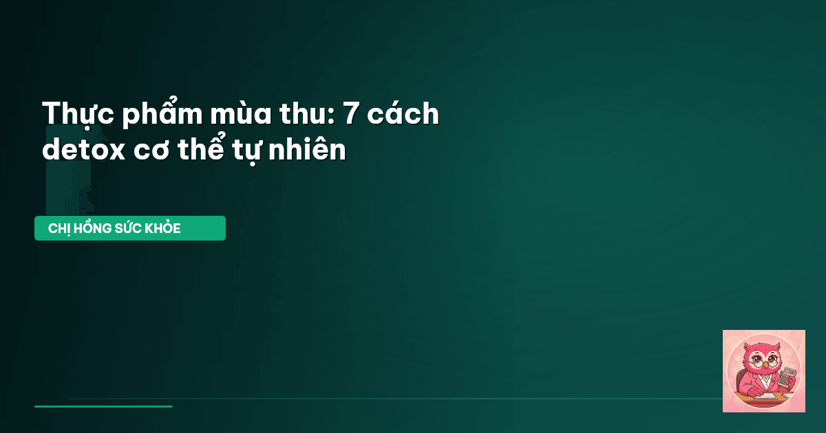 detox cơ thể