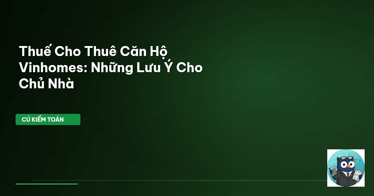 thuế cho thuê nhà