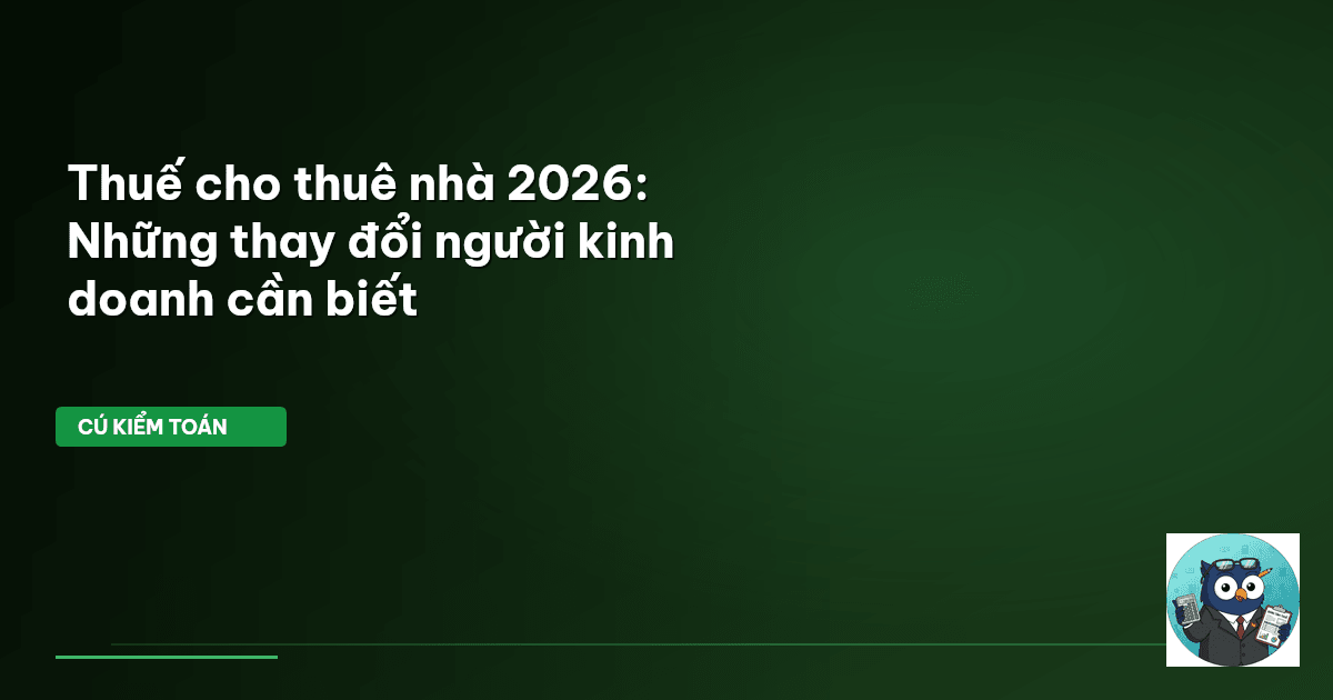 thuế cho thuê nhà