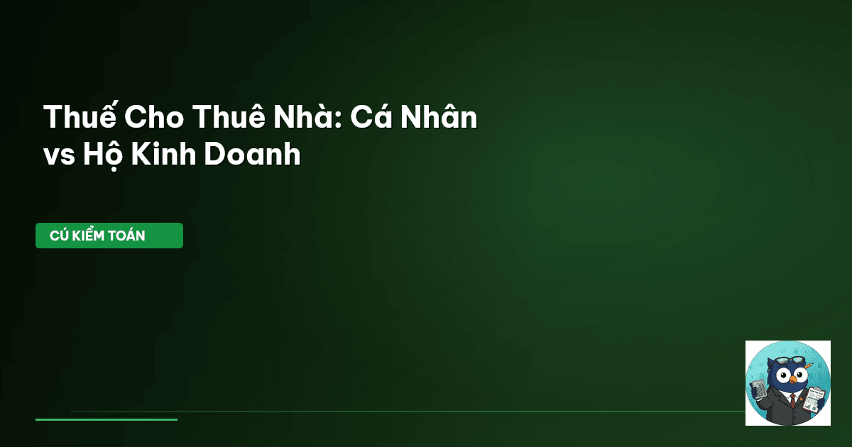 thuế cho thuê nhà