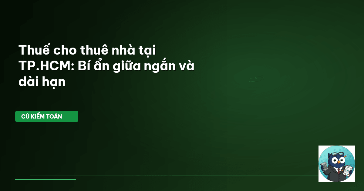 thuế cho thuê nhà
