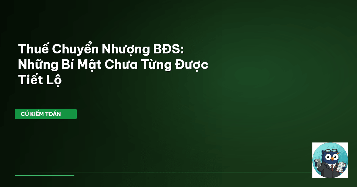 thuế chuyển nhượng bđs