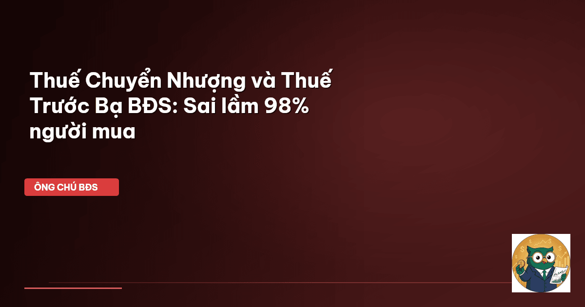thuế chuyển nhượng