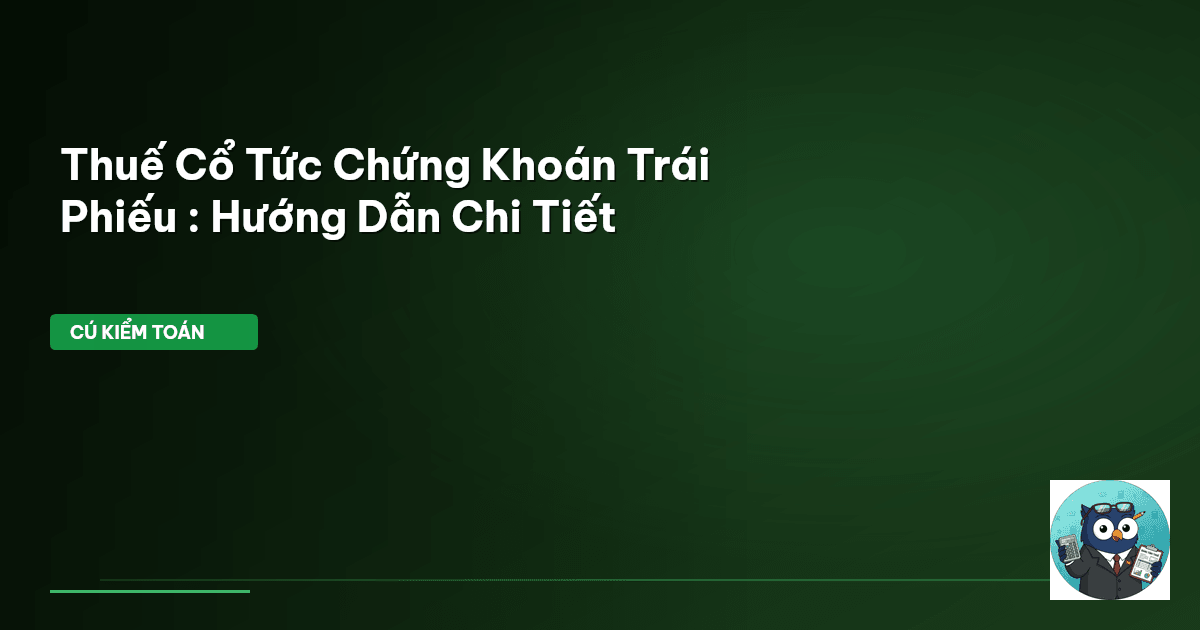thuế cổ tức