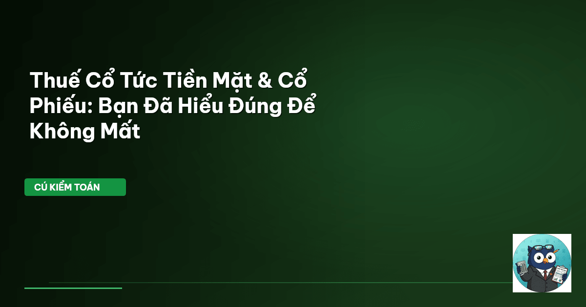 thuế cổ tức