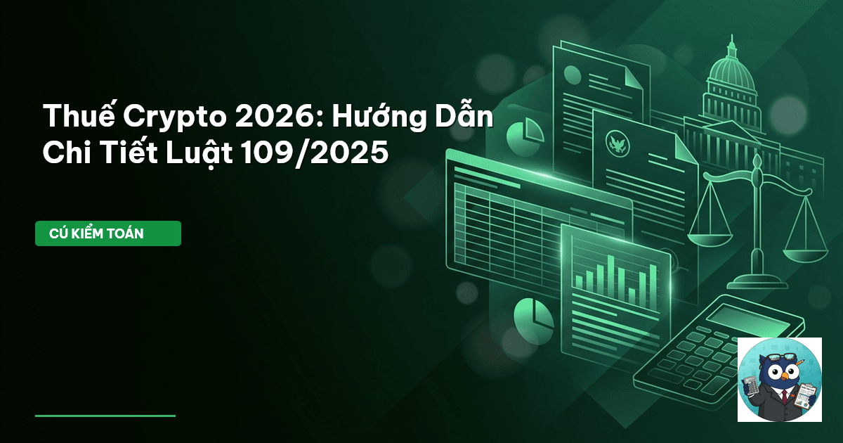 Thuế Crypto 2026: Hướng Dẫn Chi Tiết Luật 109/2025