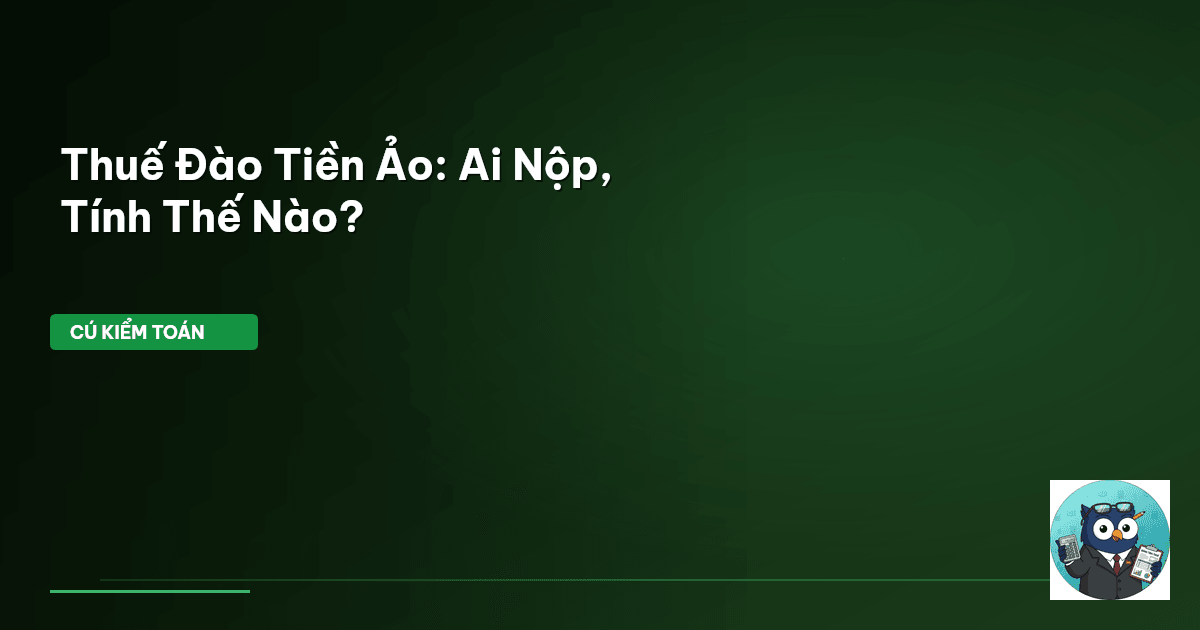 thuế đào tiền ảo