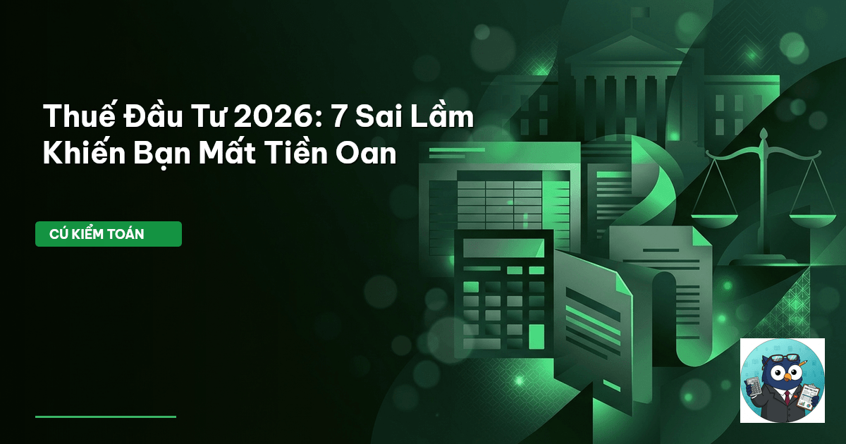 thuế đầu tư 2026