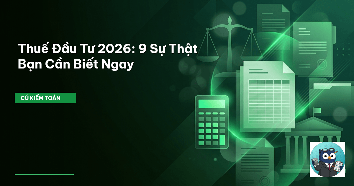 thuế đầu tư 2026