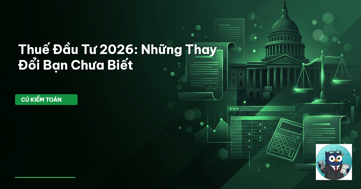 thuế đầu tư 2026