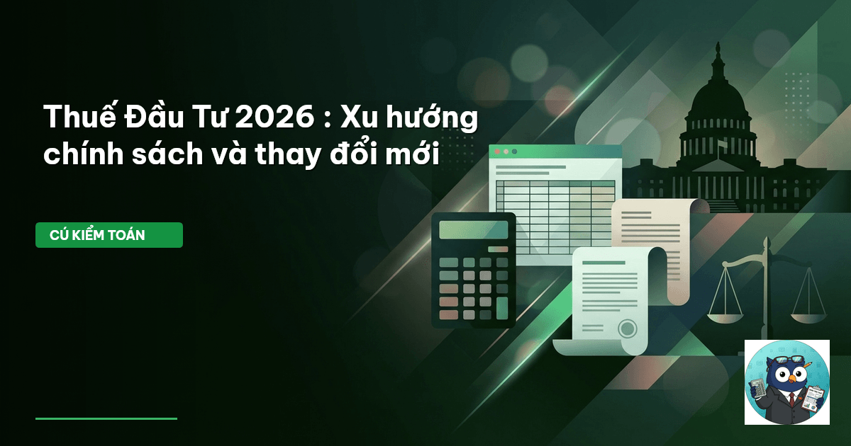 thuế đầu tư 2026