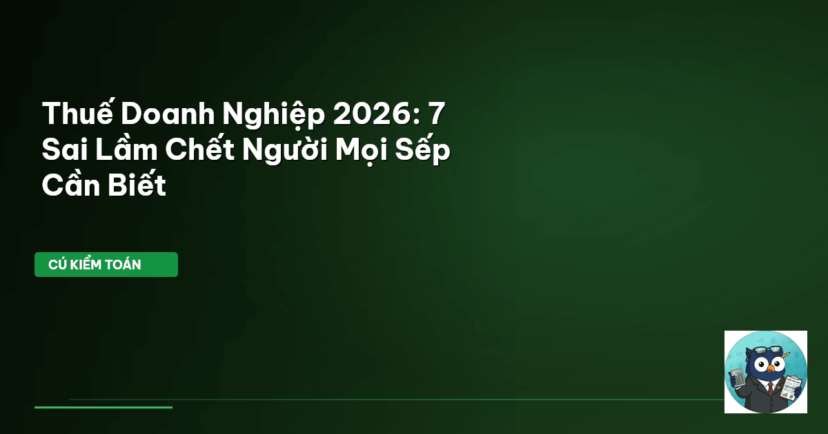 thuế doanh nghiệp
