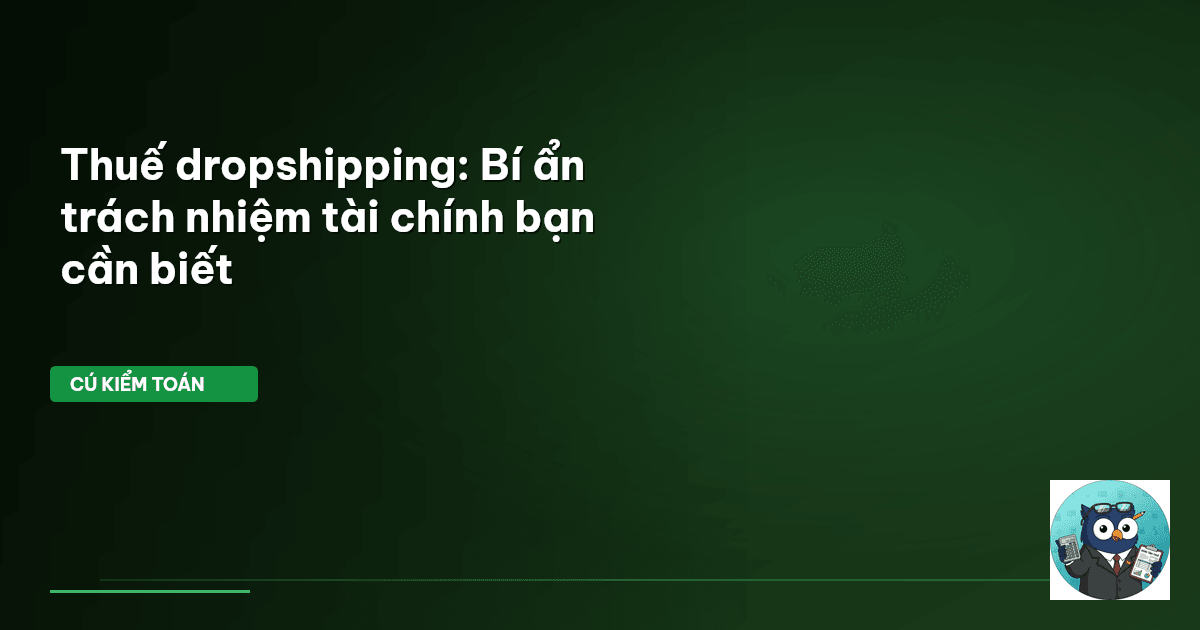 thuế dropshipping