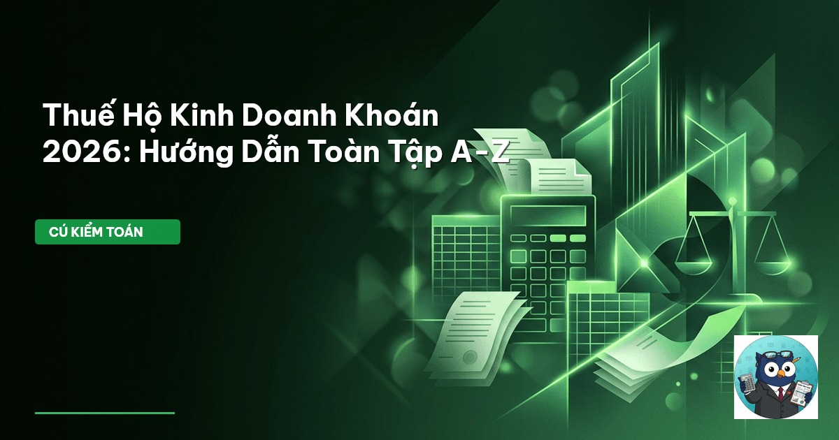 thuế hộ kinh doanh khoán