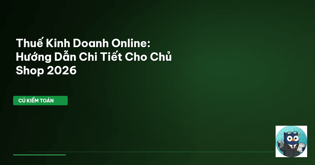 thuế kinh doanh online