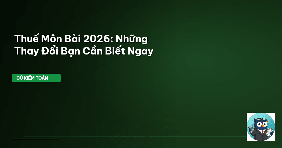 thuế môn bài 2026