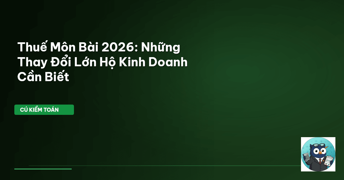 thuế môn bài 2026