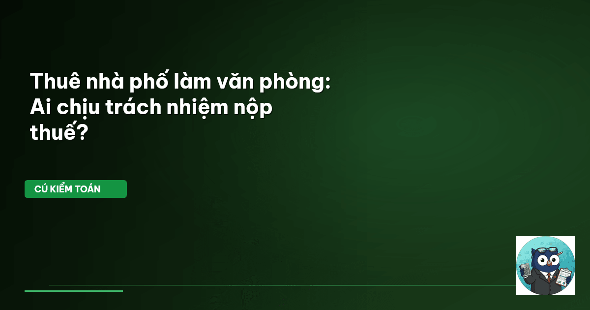 thuế cho thuê nhà