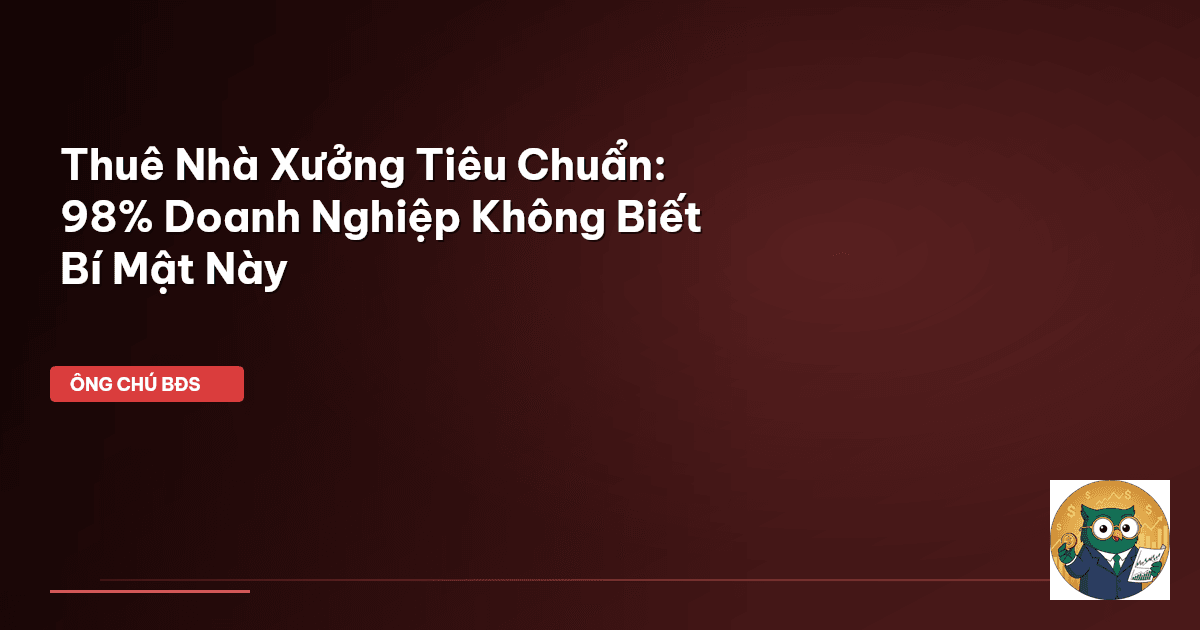 thuê nhà xưởng