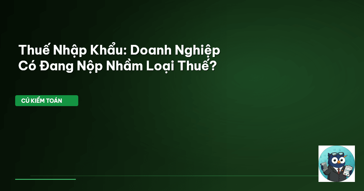 thuế nhập khẩu