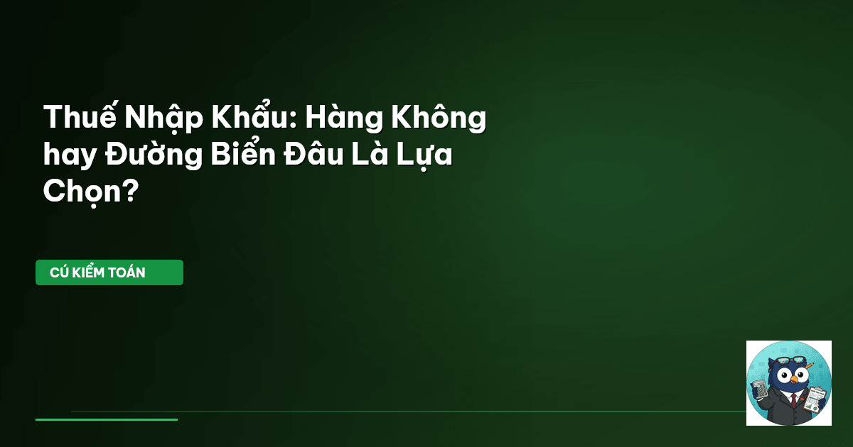 thuế nhập khẩu