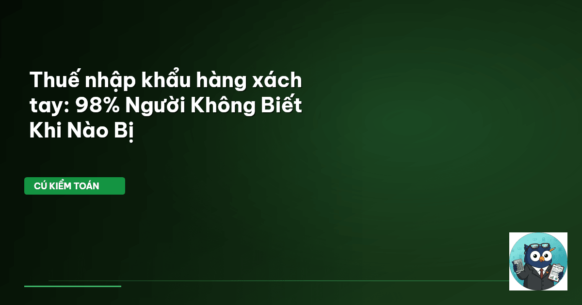 thuế nhập khẩu
