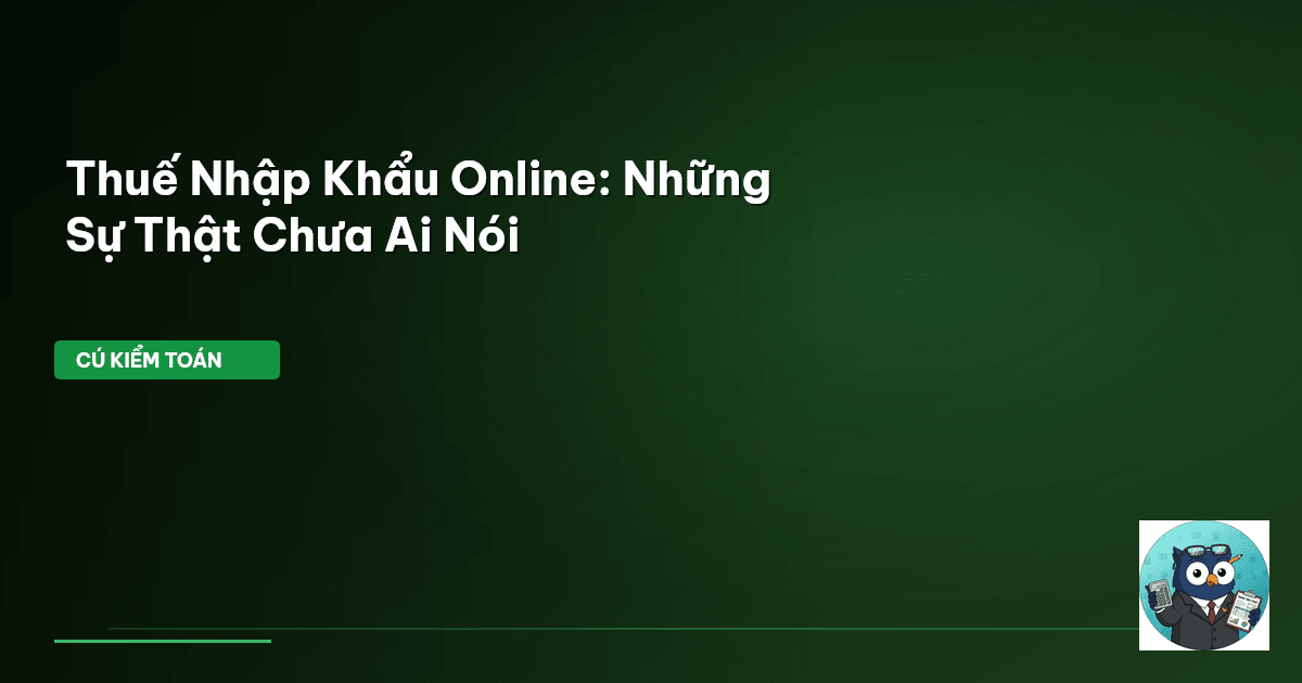 thuế nhập khẩu