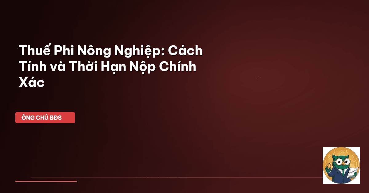thuế phi nông nghiệp