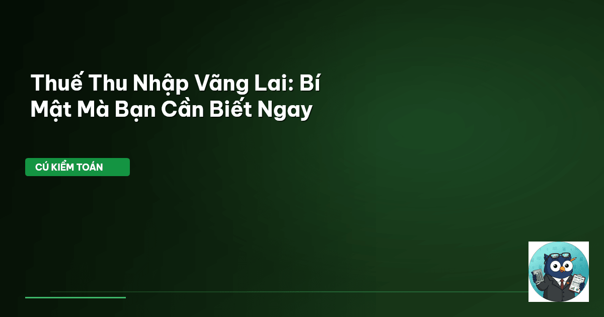thuế thu nhập vãng lai