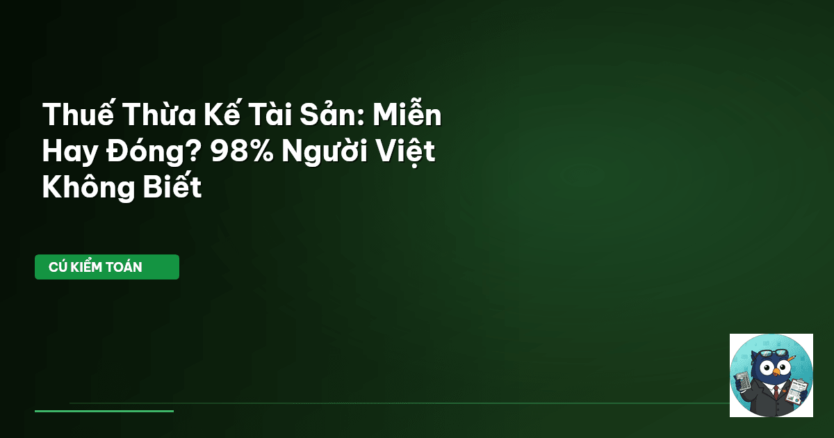 thuế thừa kế tài sản