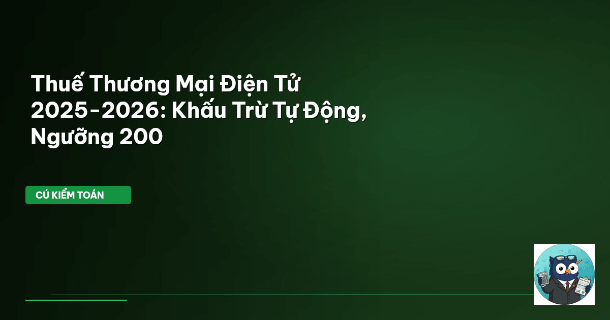 thuế thương mại điện tử