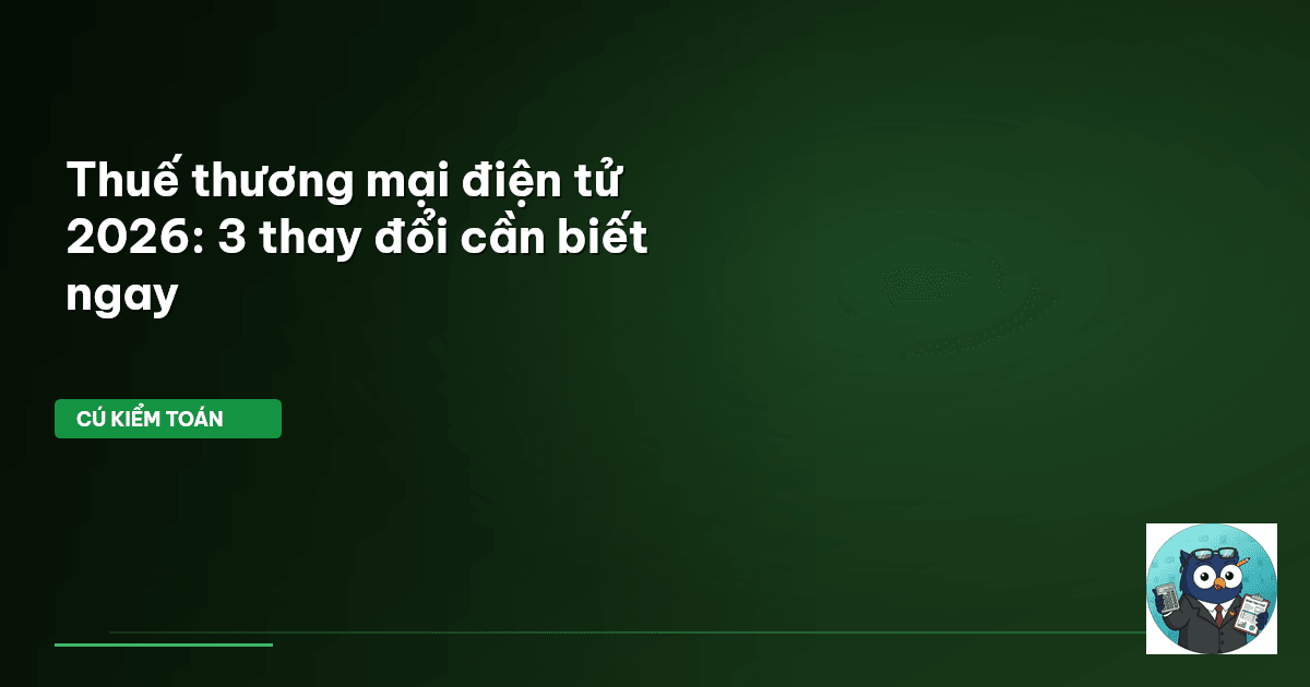 thuế thương mại điện tử