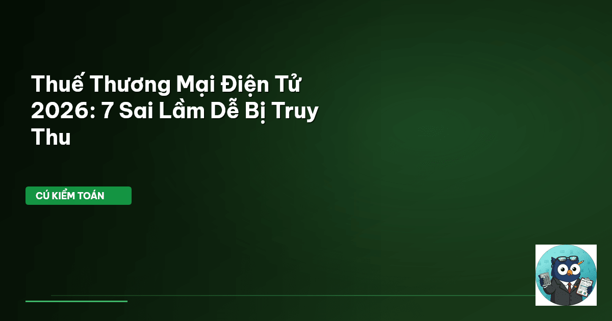 thuế thương mại điện tử