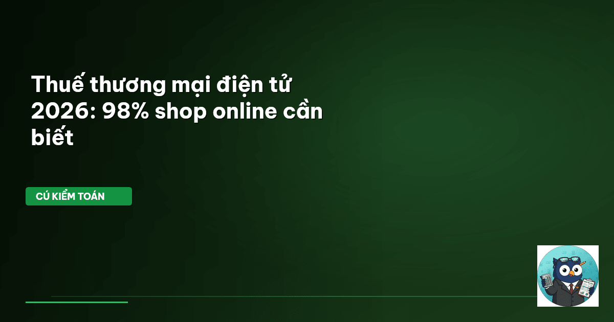 thuế thương mại điện tử