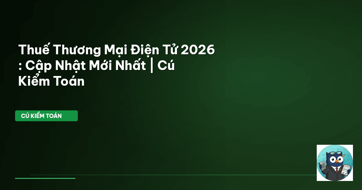 thuế thương mại điện tử