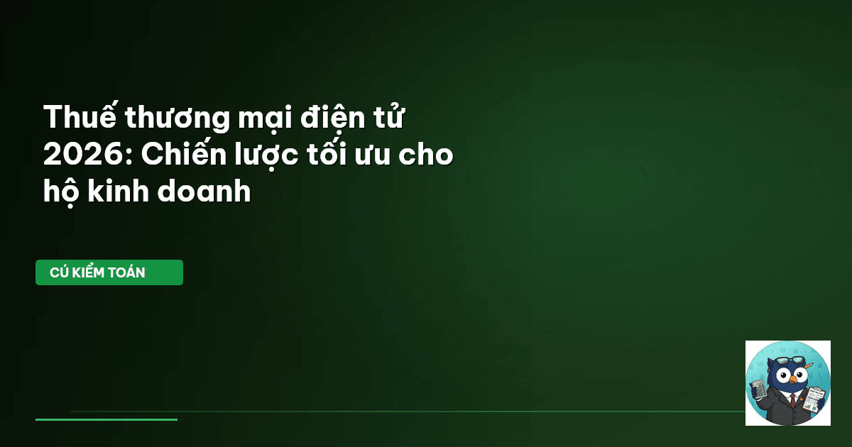 thuế thương mại điện tử