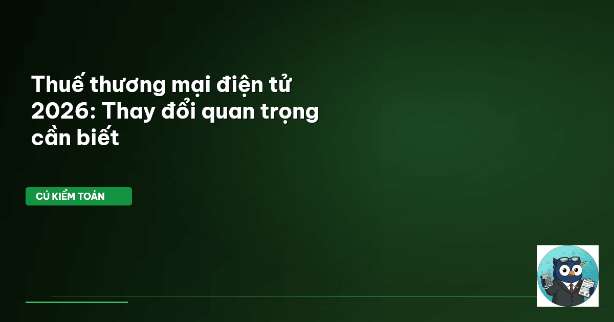 thuế thương mại điện tử