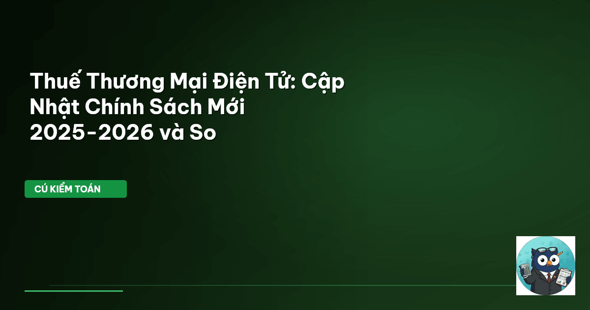 thuế thương mại điện tử