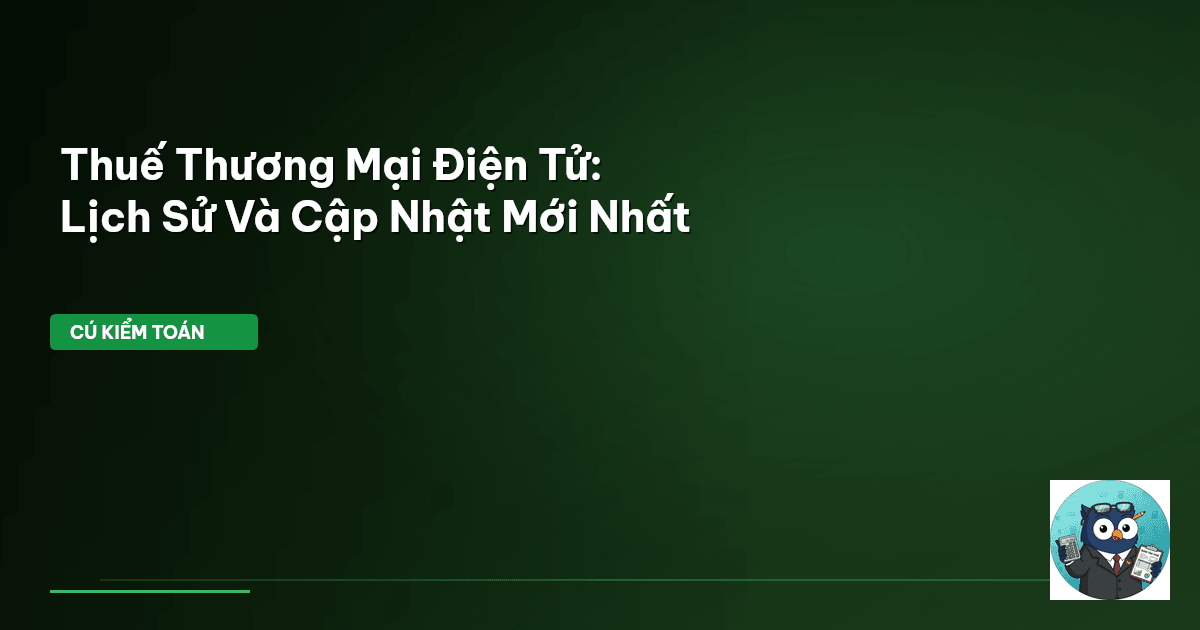 thuế thương mại điện tử