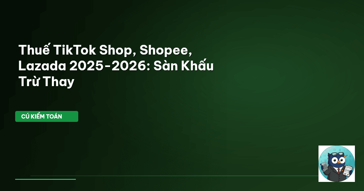 thuế TikTok Shop