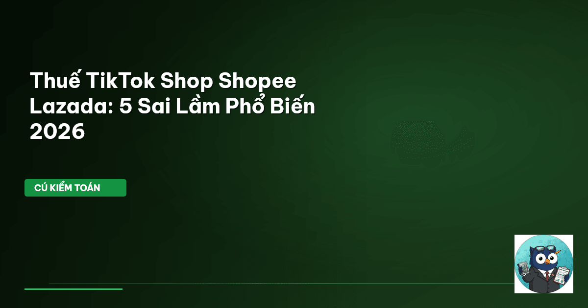 thuế tiktok shop