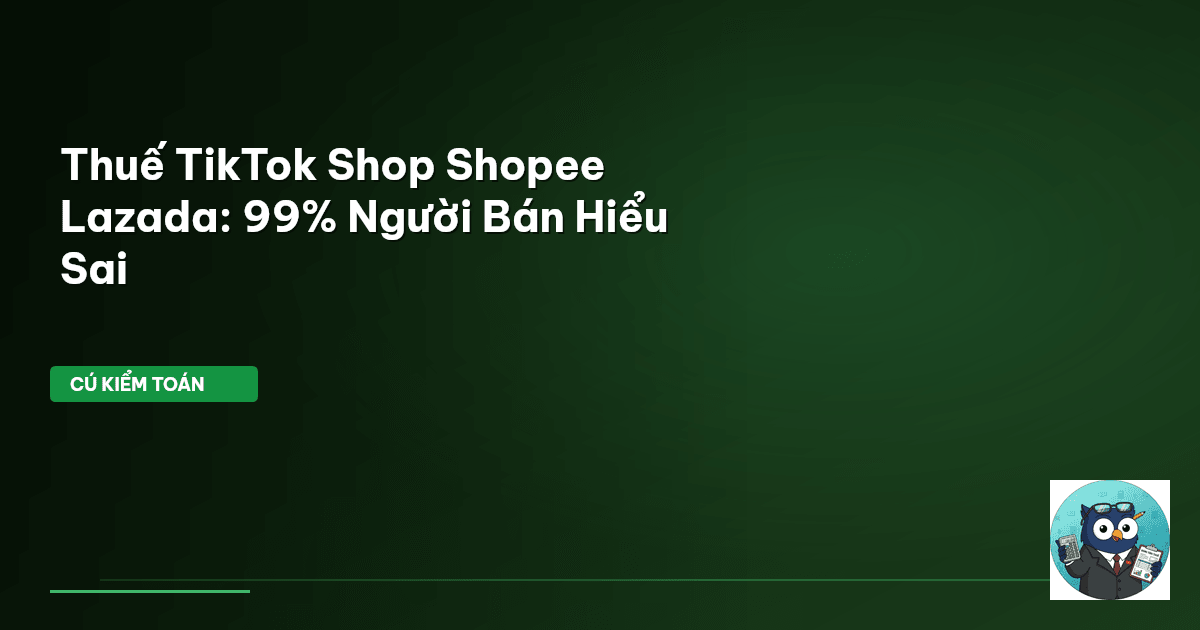 thuế tiktok shop