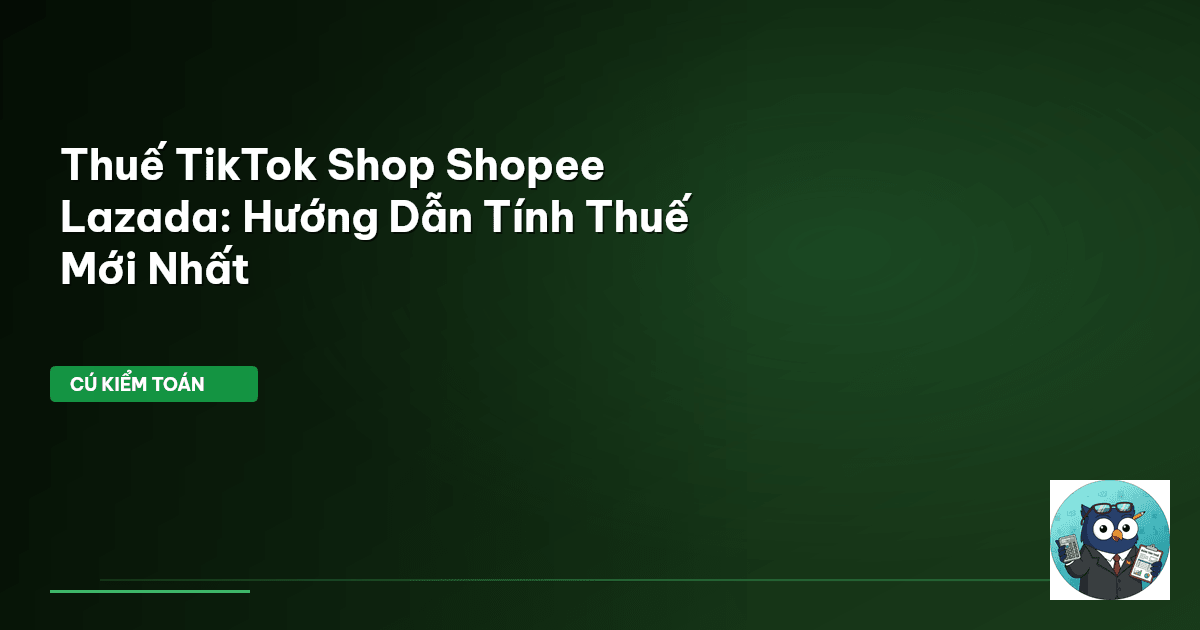 thuế tiktok shop