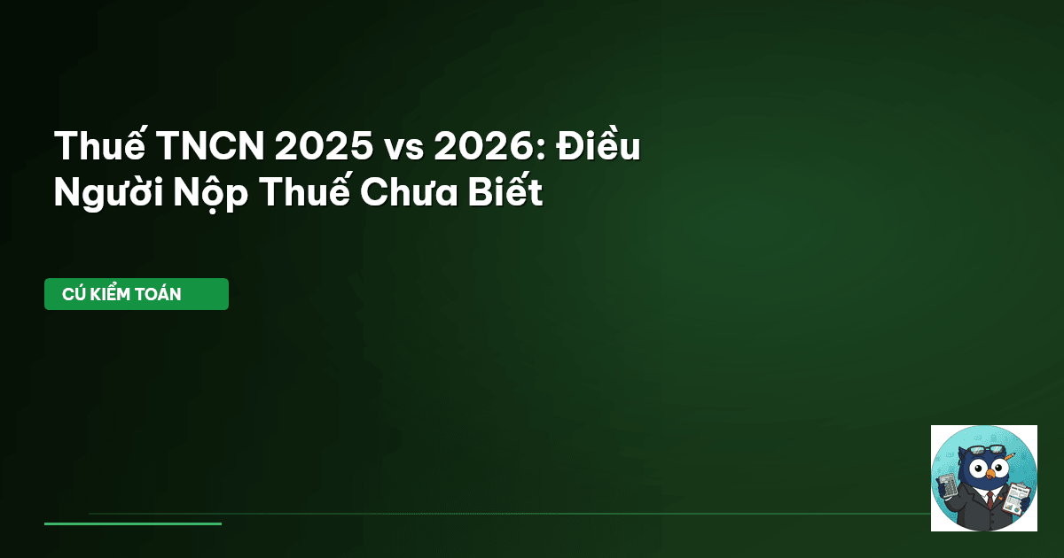thuế tncn 2026