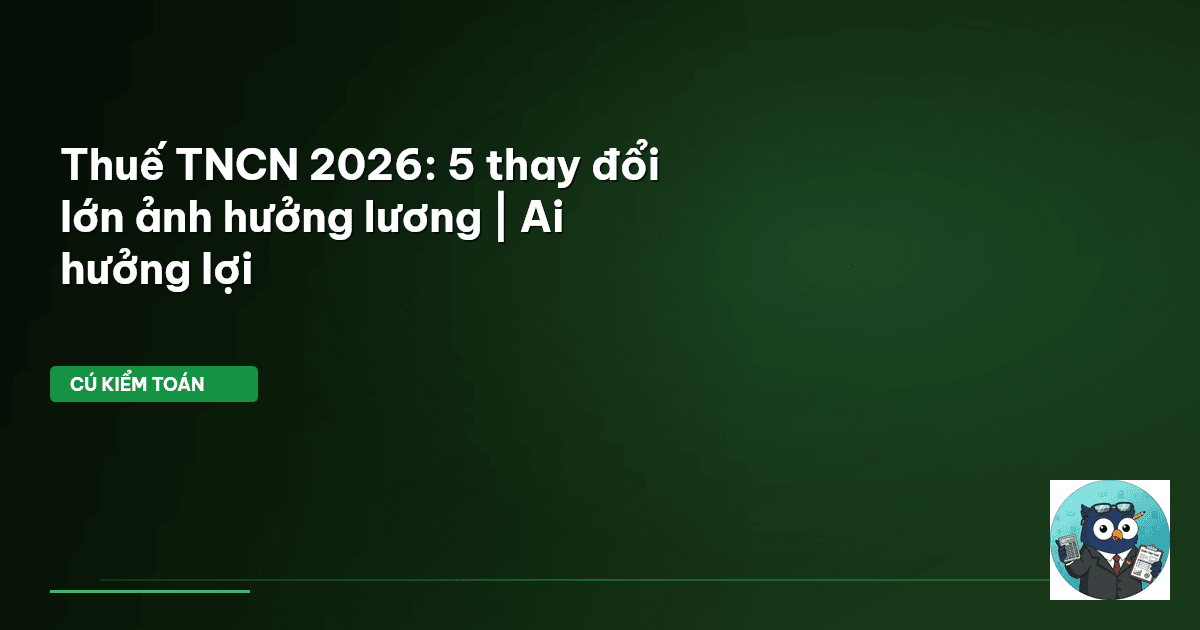 thuế tncn 2026