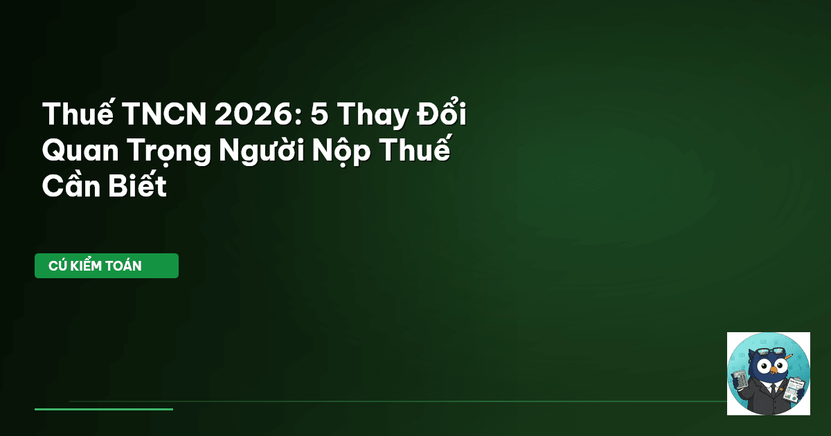thuế tncn 2026