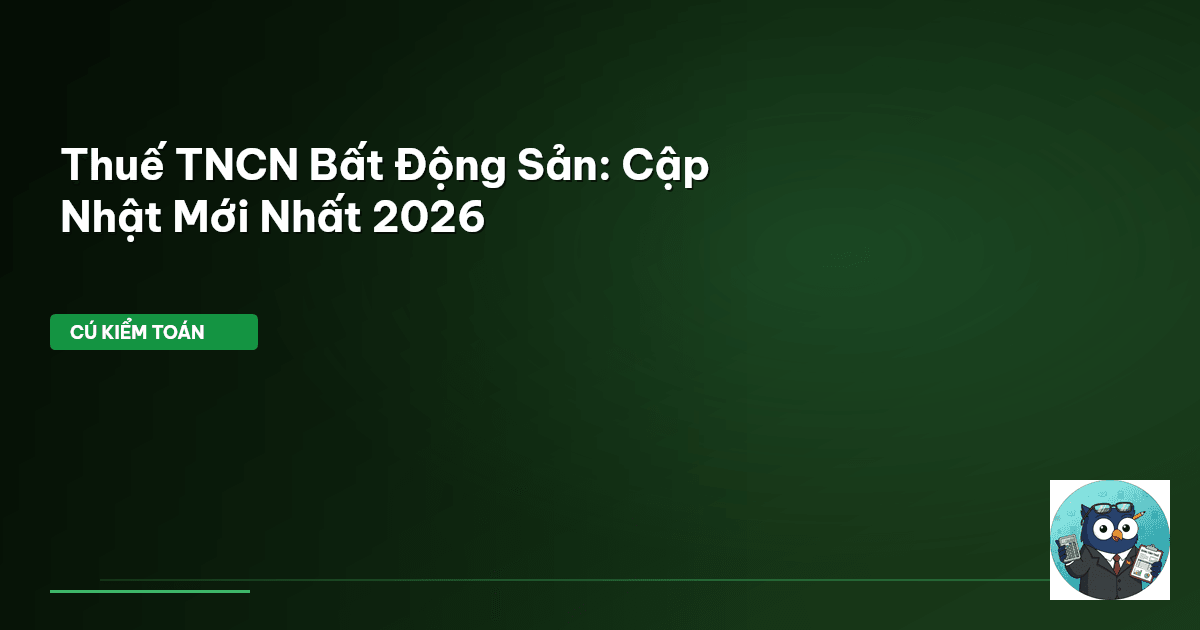 thuế tncn bất động sản