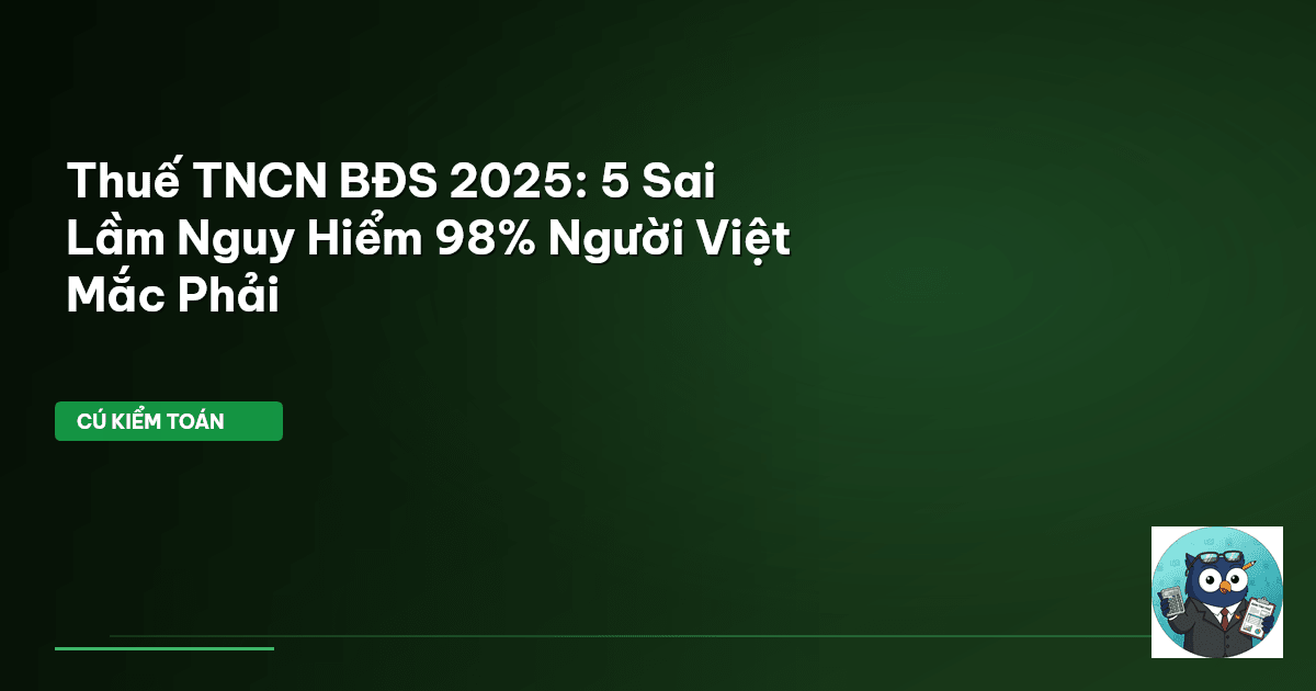 thuế TNCN chuyển nhượng BĐS