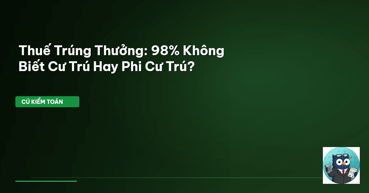 thuế trúng thưởng vãng lai