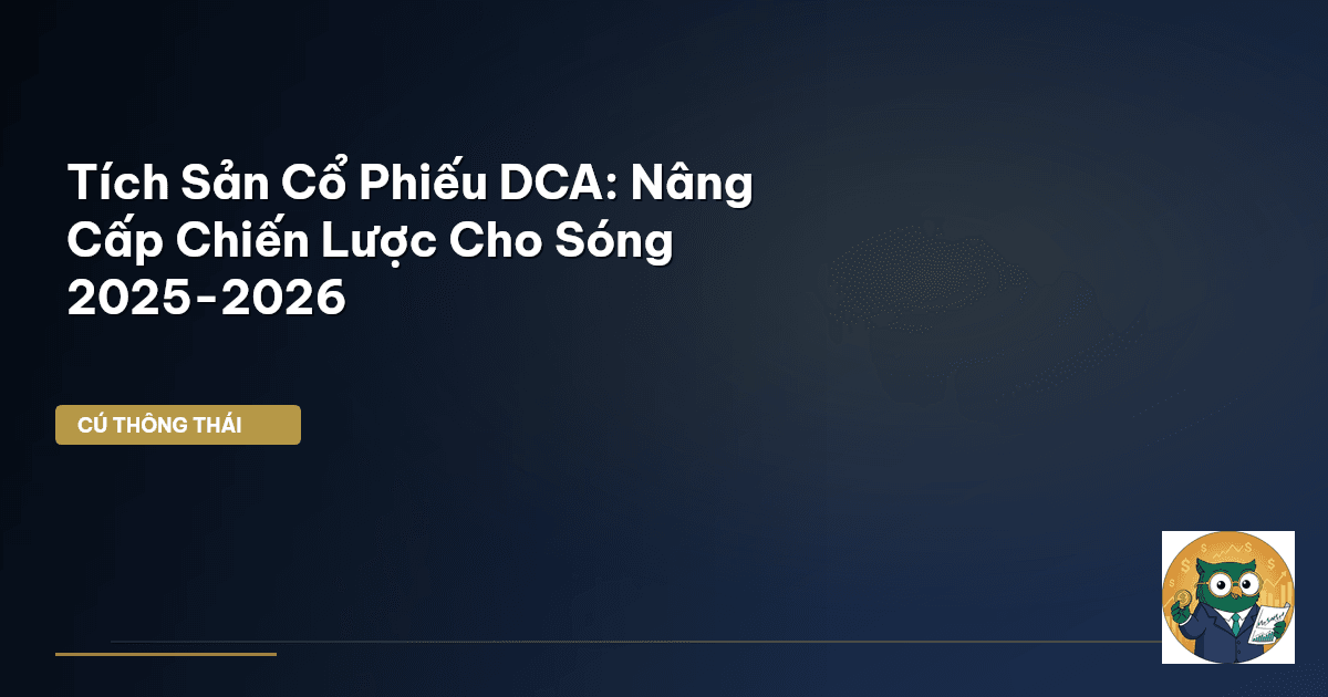 Tích Sản Cổ Phiếu DCA: Nâng Cấp Chiến Lược Cho Sóng 2025-2026